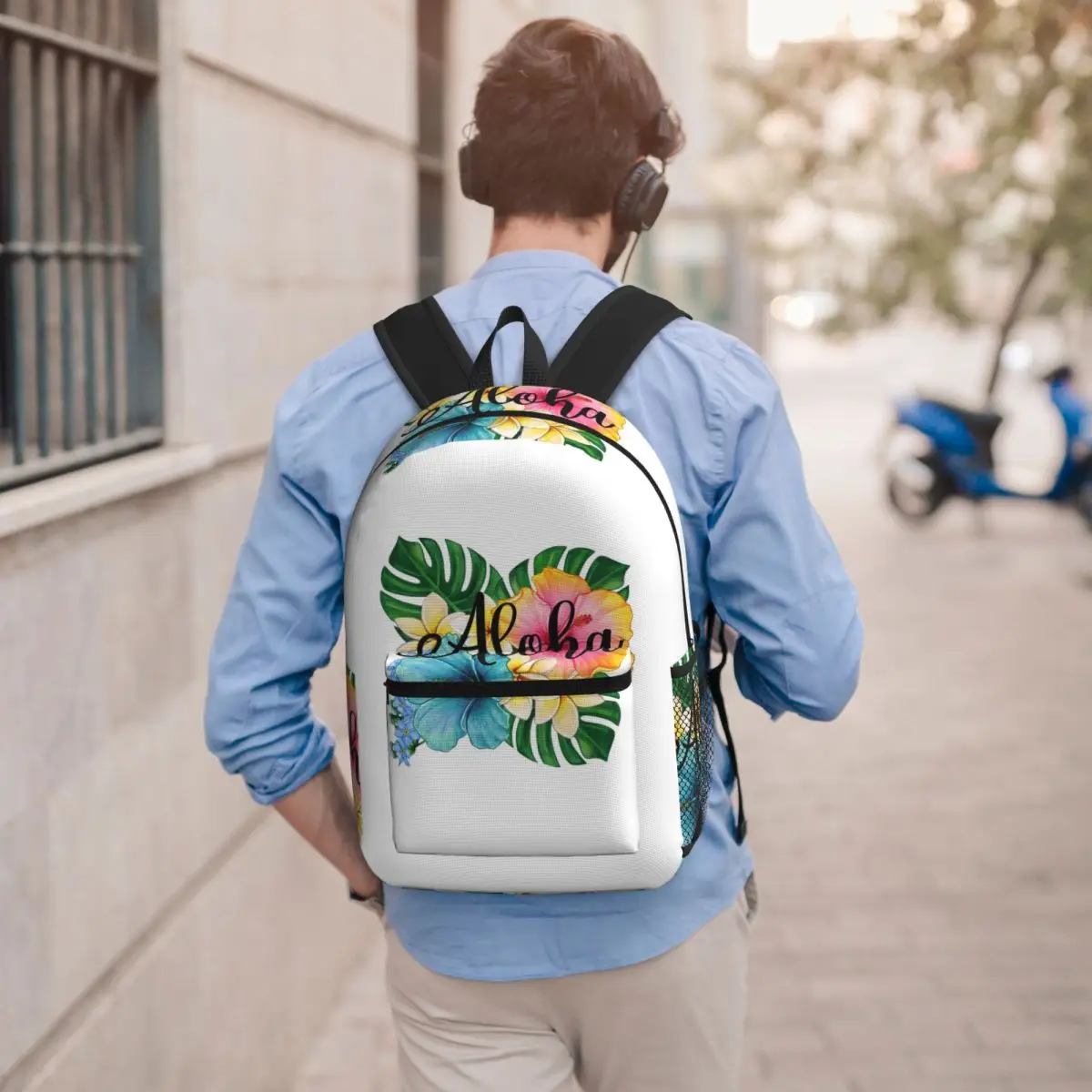 Aloha Tropical Flowers Backpack Student BookBag Children School Bag Laptop Shoulder Bags for Men Women
Aloha Tropical Flowers Backpack Student BookBag Children School Bag Laptop Shoulder Bags for Men Women