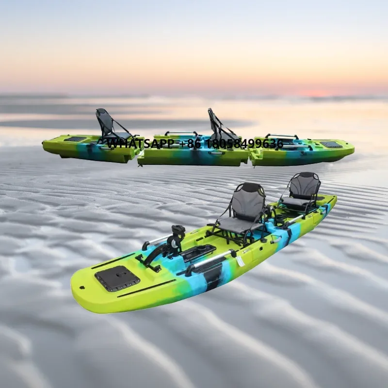 14ft 2-Person Pedal Kayak China-Made Electric Motor Canoe for Fishing Sports Propel Pedals Rowing Boat Accessories
14ft 2-Person Pedal Kayak China-Made Electric Motor Canoe for Fishing Sports Propel Pedals Rowing Boat Accessories