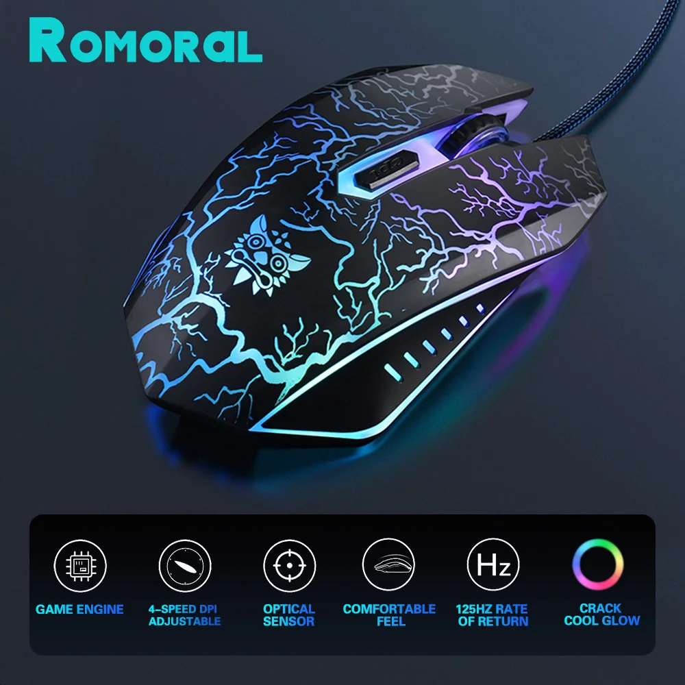 3600DPI Wired Gaming Mouse Breathing LED Optical RGB Mouse USB Gamer Computer Mouse Mice for Laptop PC Desktop
3600DPI Wired Gaming Mouse Breathing LED Optical RGB Mouse USB Gamer Computer Mouse Mice for Laptop PC Desktop