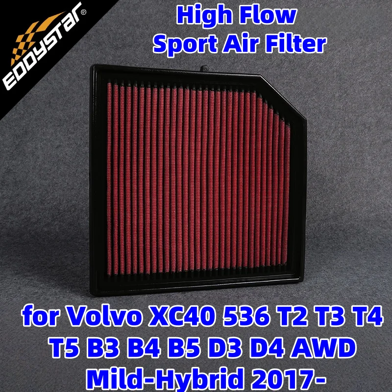 Спортивный воздушный фильтр с высоким расходом для Volvo XC40 536 T2 T3 T4 T5 B3 B4 B5 D3 D4 AWD Mild-Hybrid 2017- Моющиеся гоночные впускные фильтры
Спортивный воздушный фильтр с высоким расходом для Volvo XC40 536 T2 T3 T4 T5 B3 B4 B5 D3 D4 AWD Mild-Hybrid 2017- Моющиеся гоночные впускные фильтры