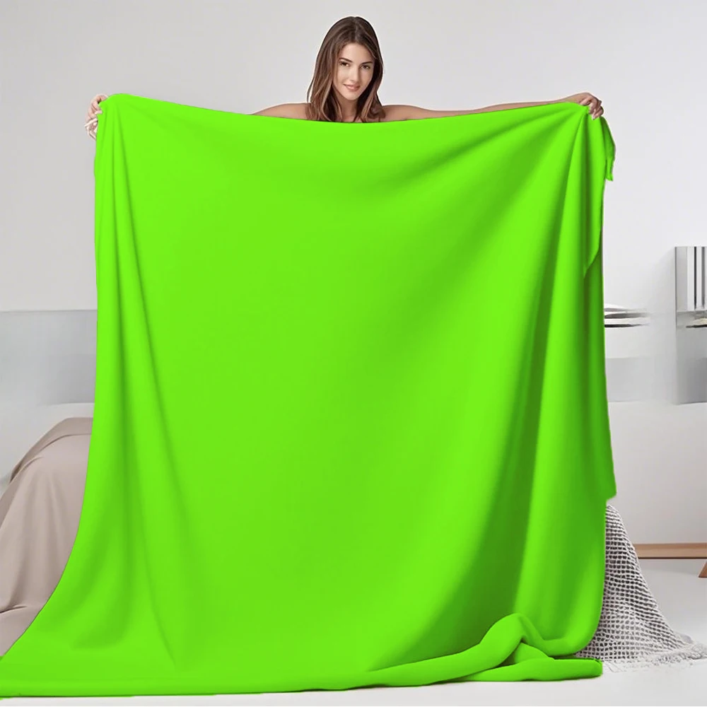 Modern Minimalist Flannel Blanket Super Bright Fluorescent Green Bedspread Bedsheet Wrinkle-Resistantblankets For Campers
Modern Minimalist Flannel Blanket Super Bright Fluorescent Green Bedspread Bedsheet Wrinkle-Resistantblankets For Campers
