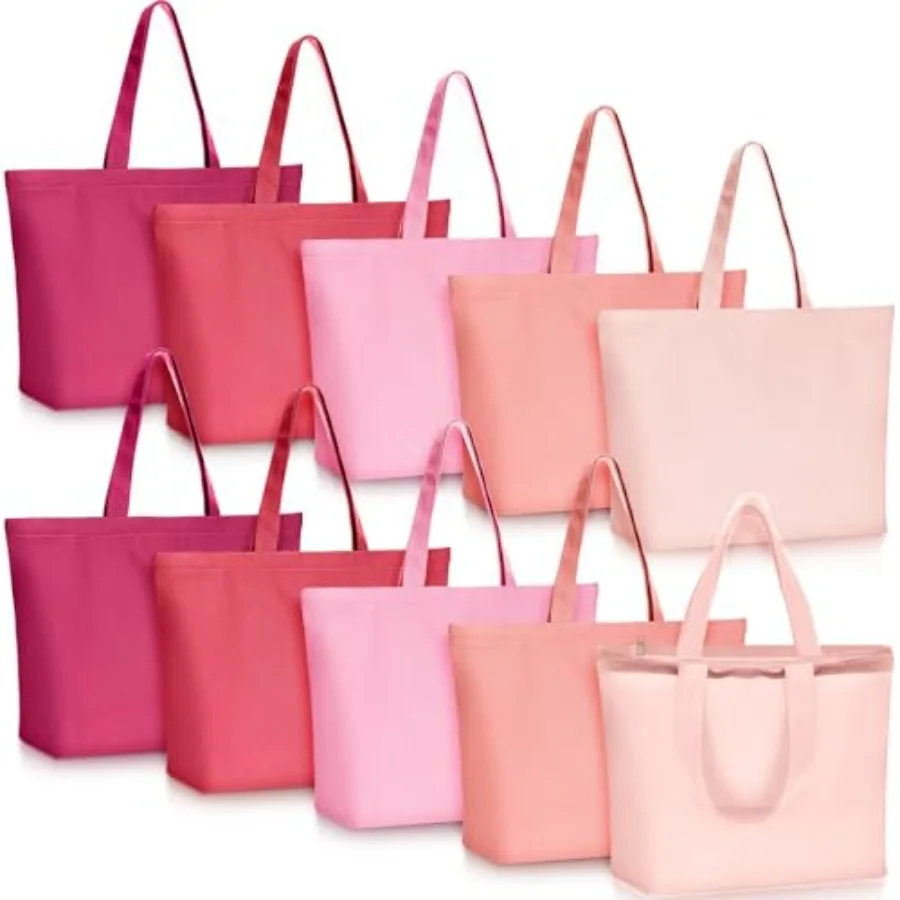 Epakh Canvas Tote Bag with Zipper - Bulk Reusable Large Blank Cotton Grocery Shoppg Tote for Women Men DIY Craftg
Epakh Canvas Tote Bag with Zipper - Bulk Reusable Large Blank Cotton Grocery Shoppg Tote for Women Men DIY Craftg