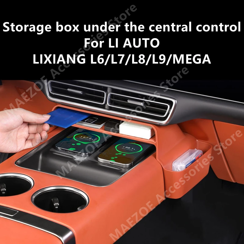 For LI AUTO LIXIANG L6/L7/L8/L9/MEGA Storage box under the central control,Car Interior Decoration Modification Accessory Refit
For LI AUTO LIXIANG L6/L7/L8/L9/MEGA Storage box under the central control,Car Interior Decoration Modification Accessory Refit
