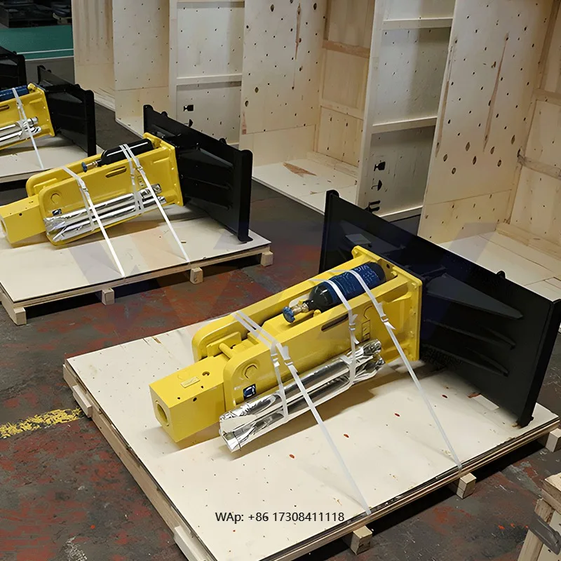 Гидромолот/гидроотбойник RH135 для мини-погрузчика, для разрушения скальных пород и бетона
Гидромолот/гидроотбойник RH135 для мини-погрузчика, для разрушения скальных пород и бетона