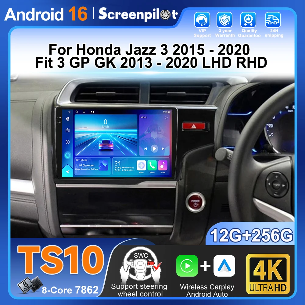 Car Radio For Honda Jazz 3 2015 - 2020 Fit 3 Gp Gk 2013 - 2020 Lhd Rhd Android 16 Multimedia Video Player Navigation Stereo Gps
Car Radio For Honda Jazz 3 2015 - 2020 Fit 3 Gp Gk 2013 - 2020 Lhd Rhd Android 16 Multimedia Video Player Navigation Stereo Gps