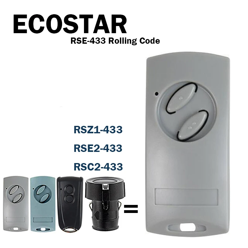 Для ECOSTAR RSE2-433 пульт дистанционного управления 433 МГц RSE2 RSC2 RSZ1 433 плавающий код пульт дистанционного управления гаражными воротами электрический открыватель дверей
Для ECOSTAR RSE2-433 пульт дистанционного управления 433 МГц RSE2 RSC2 RSZ1 433 плавающий код пульт дистанционного управления гаражными воротами электрический открыватель дверей