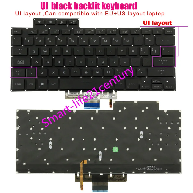 US Backlit Keyboard For ASUS Zephyrus ROG M16 GU603 GU603H GU603ZX GU603ZU GU603ZW RGB Colorful Gaming Laptop Keyboards
US Backlit Keyboard For ASUS Zephyrus ROG M16 GU603 GU603H GU603ZX GU603ZU GU603ZW RGB Colorful Gaming Laptop Keyboards