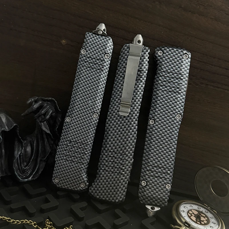 Micro EDC Tech C07 High hardness D2 Steel Carbon fiber Zinc Handle Outdoor Camping Camp Pocket folding tool EDC Tools
Micro EDC Tech C07 High hardness D2 Steel Carbon fiber Zinc Handle Outdoor Camping Camp Pocket folding tool EDC Tools