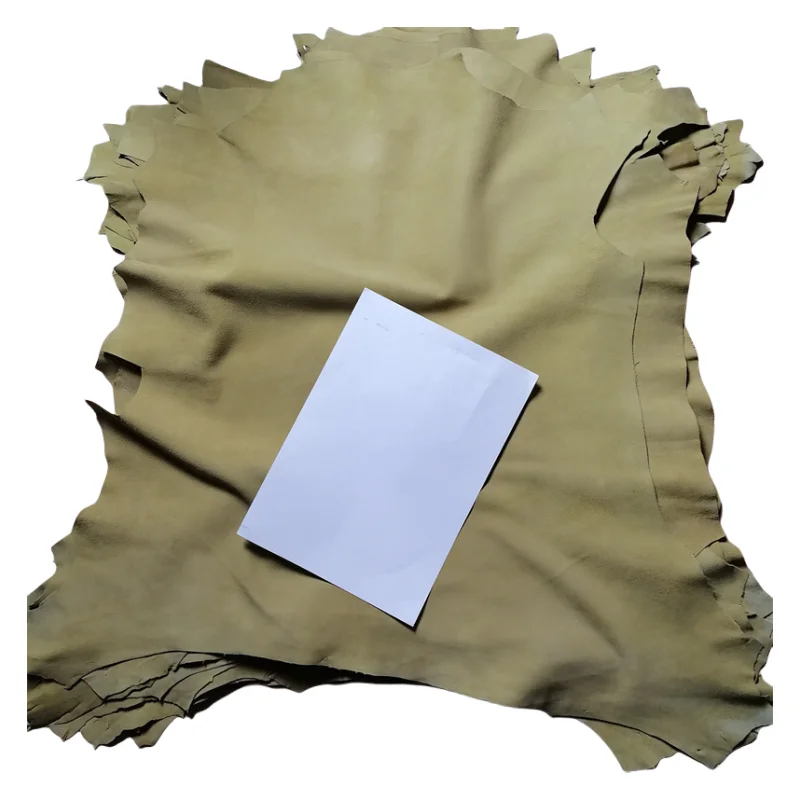 0.6mm Yellow Green Sheep Suede Top Layer Leather Real Leather Fabric Handmade DIY For Interior.The Entire Sheepskin
0.6mm Yellow Green Sheep Suede Top Layer Leather Real Leather Fabric Handmade DIY For Interior.The Entire Sheepskin