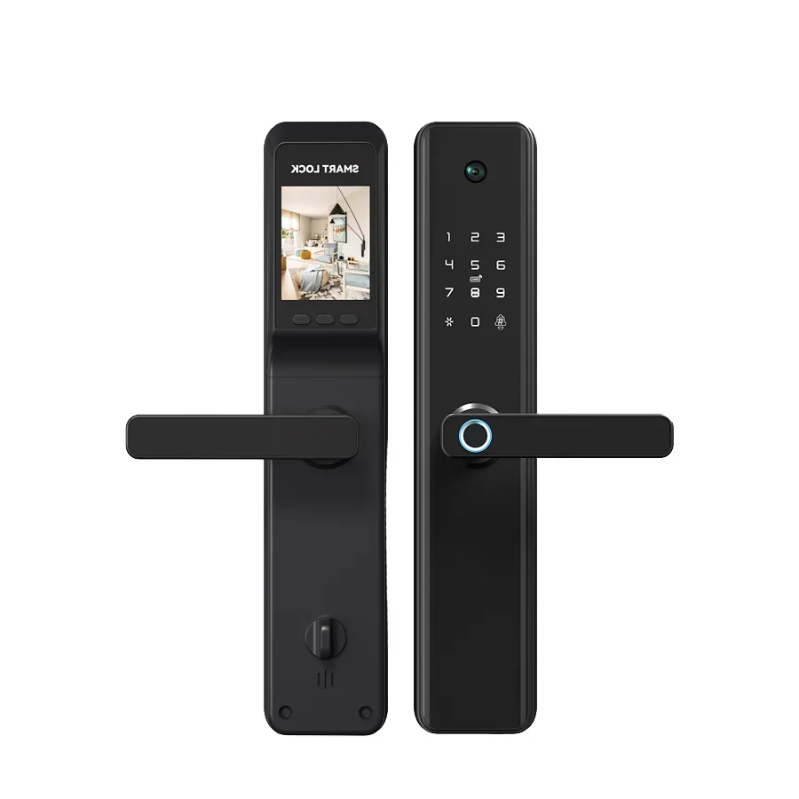 003 SINOVO Tuya Smart WiFi цифровой дверной замок с кодом RFID IC-карта приложение для смартфона разблокировка биометрическим отпечатком пальца умный замок
003 SINOVO Tuya Smart WiFi цифровой дверной замок с кодом RFID IC-карта приложение для смартфона разблокировка биометрическим отпечатком пальца умный замок