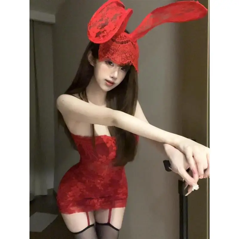 Sexy Devil Girl Uniform Little Rabbit Red Dress Cosplay Halloween Bunny Lady Pure Desire Sexy Lady Set Red Costume
Sexy Devil Girl Uniform Little Rabbit Red Dress Cosplay Halloween Bunny Lady Pure Desire Sexy Lady Set Red Costume