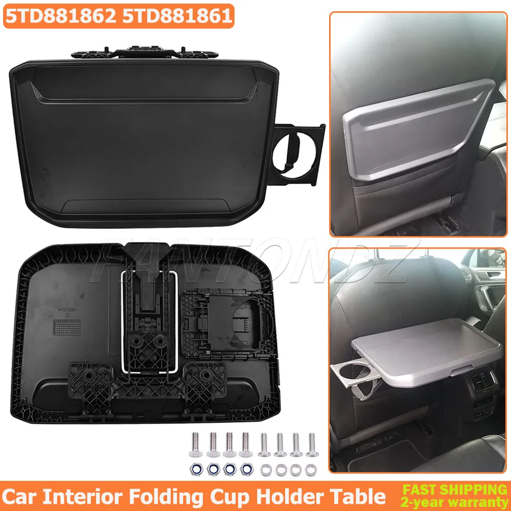 Car Interior Rear Seat Folding Cup Holder Table 5TD881862 5TD881861 For VW Tiguan MK2 Touran L Passat B8 2016-2023 With Srews
Car Interior Rear Seat Folding Cup Holder Table 5TD881862 5TD881861 For VW Tiguan MK2 Touran L Passat B8 2016-2023 With Srews