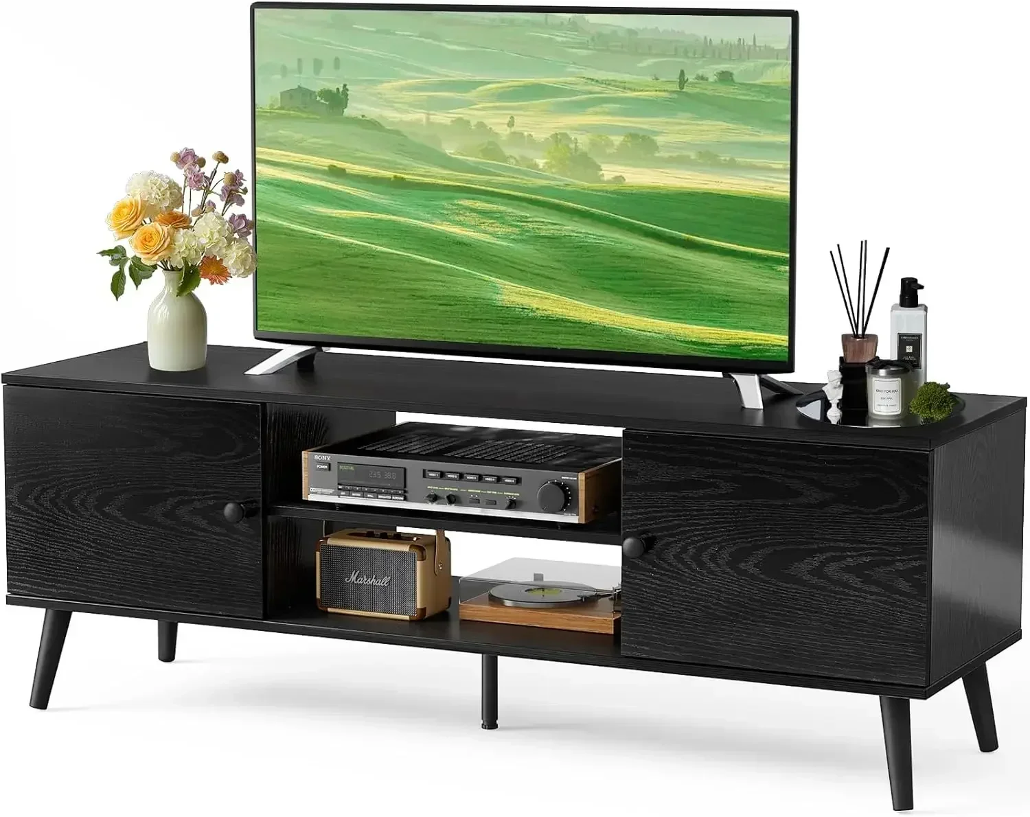Customizable TV Stand For 55 60 Inch TV, Entertainment Center With Storage Cabinet, Mid Century Modern Media Console Table
Customizable TV Stand For 55 60 Inch TV, Entertainment Center With Storage Cabinet, Mid Century Modern Media Console Table