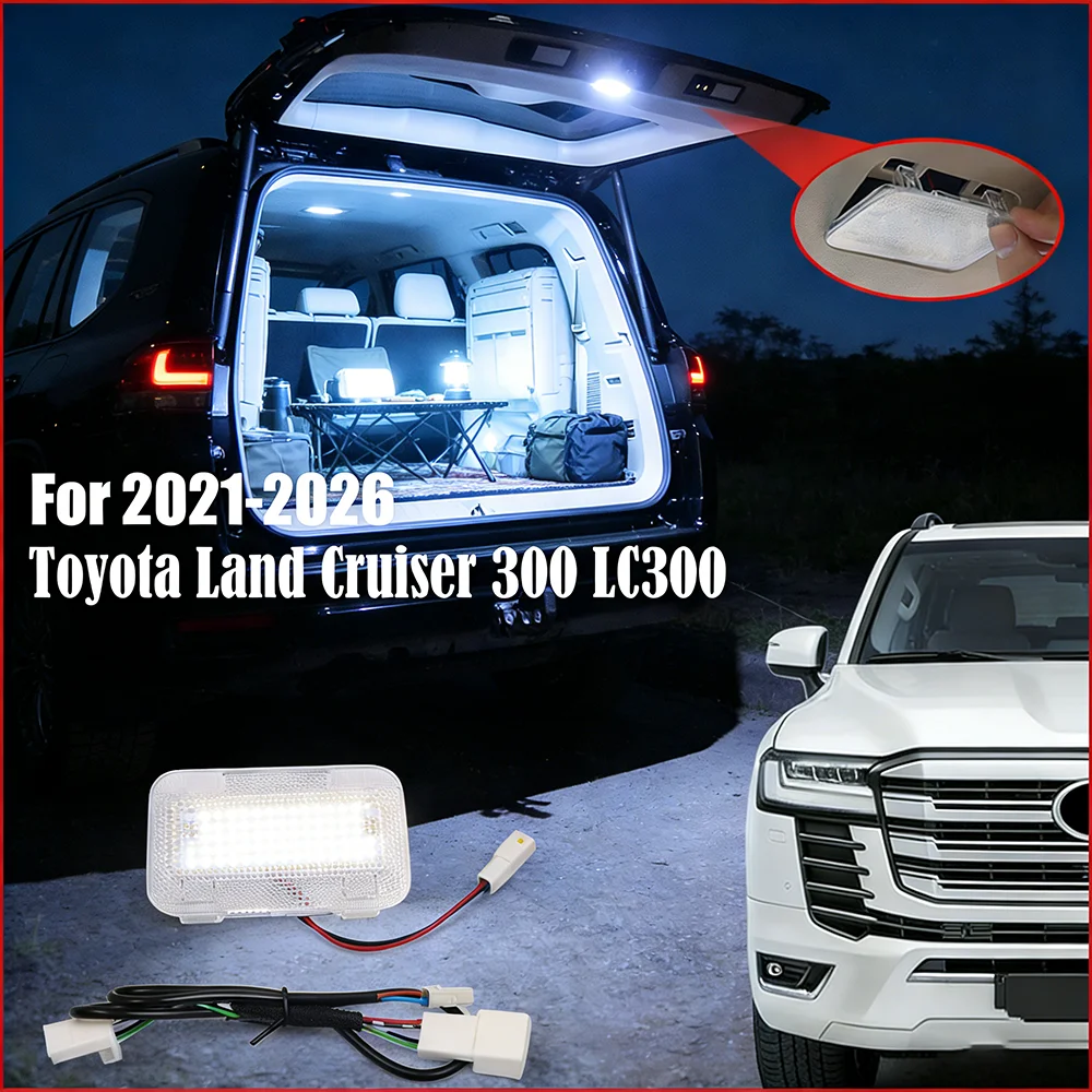 LED Rear Door Trunk Light For Toyota Land Cruiser 300 LC300 2021-2026 Tailgate Camping Lighting Luggage Compartment Lamp
LED Rear Door Trunk Light For Toyota Land Cruiser 300 LC300 2021-2026 Tailgate Camping Lighting Luggage Compartment Lamp