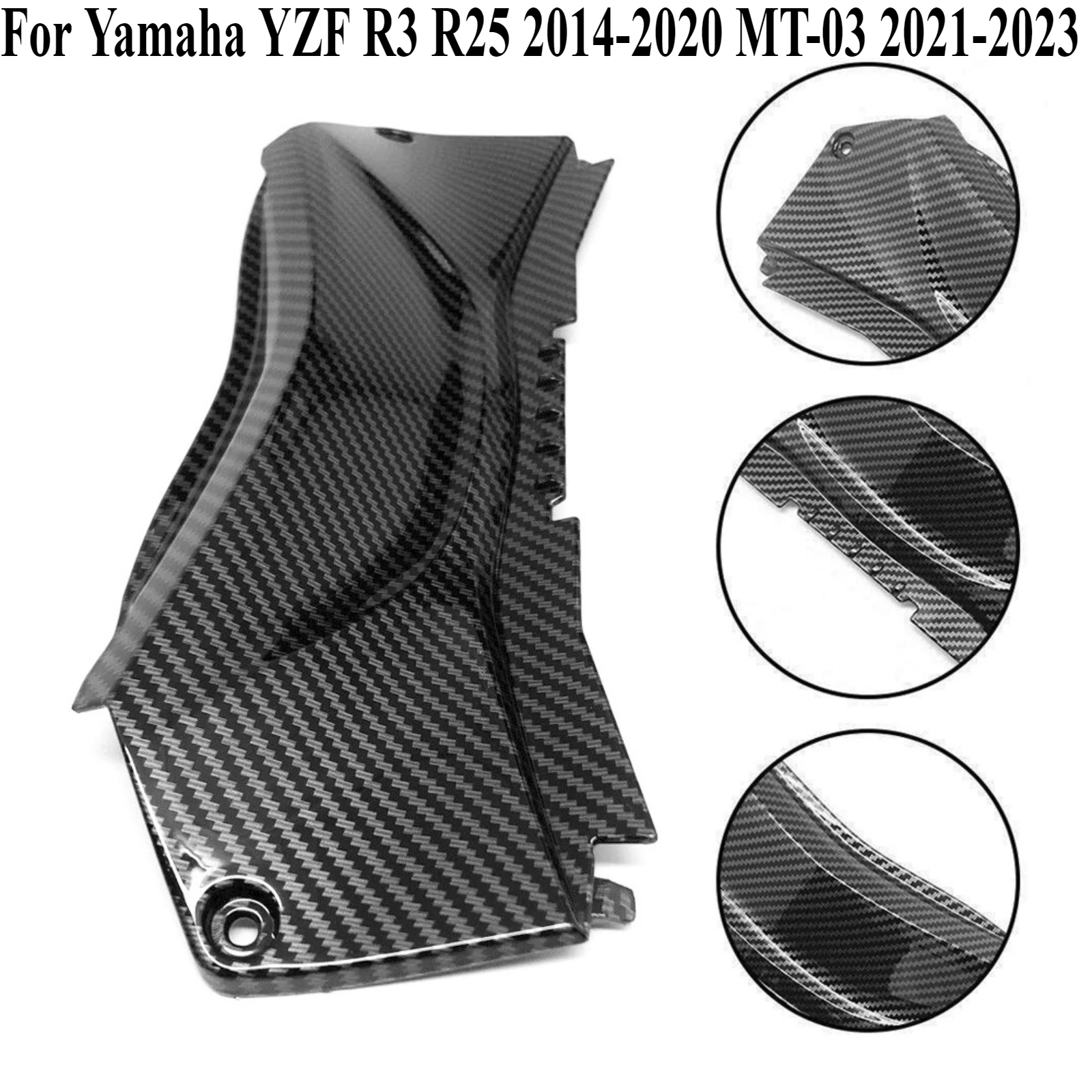 For Yamaha YZF R3 R25 2014-2020 MT-03 2021-2023 Rear Middle Tail Fairing Central Tail Cowl Body Cover Panel Fairing
For Yamaha YZF R3 R25 2014-2020 MT-03 2021-2023 Rear Middle Tail Fairing Central Tail Cowl Body Cover Panel Fairing