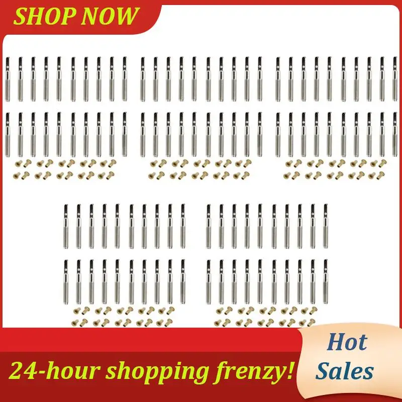 AB31-100 Pcs Lyre Harp Tuning Pin Nails With 100 Pcs Rivets Set For Lyre Harp Small Harp Musical Stringed Instrument
AB31-100 Pcs Lyre Harp Tuning Pin Nails With 100 Pcs Rivets Set For Lyre Harp Small Harp Musical Stringed Instrument