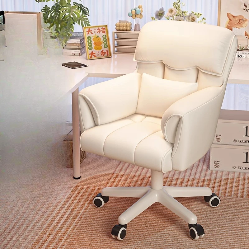 Nordic Student Office Chair Backrest Arm Cushion Bedroom Office Chair Comfortable Designer Sillas De Oficina Trendy Furniture
Nordic Student Office Chair Backrest Arm Cushion Bedroom Office Chair Comfortable Designer Sillas De Oficina Trendy Furniture