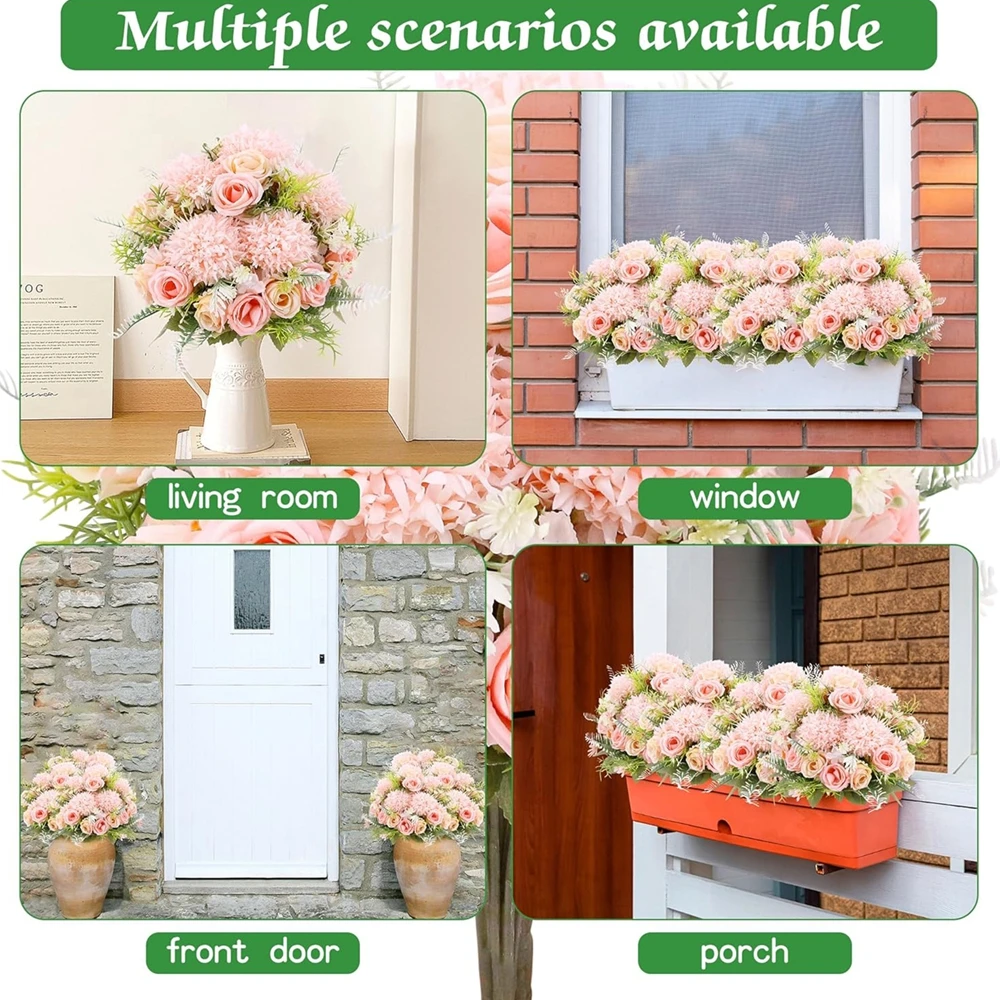5PCS Artificial Flowers Wedding Home Bedroom Decoration Bridal Bouquet Garden Fake Silk Rose Hydrangeas Outdoor Yard Accessories
5PCS Artificial Flowers Wedding Home Bedroom Decoration Bridal Bouquet Garden Fake Silk Rose Hydrangeas Outdoor Yard Accessories