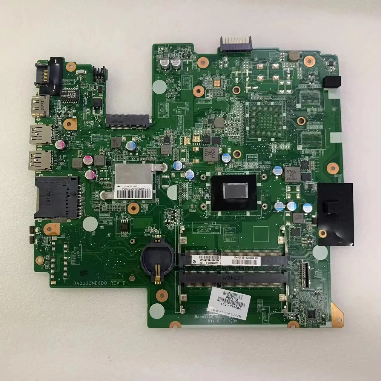 703413 -501 703413 -001 DA0U33MB6D0 Материнская плата для ноутбука HP Pavilion 14-B 14-b056TU 14-b019TU 14-b038TU с процессором Intel
703413 -501 703413 -001 DA0U33MB6D0 Материнская плата для ноутбука HP Pavilion 14-B 14-b056TU 14-b019TU 14-b038TU с процессором Intel
