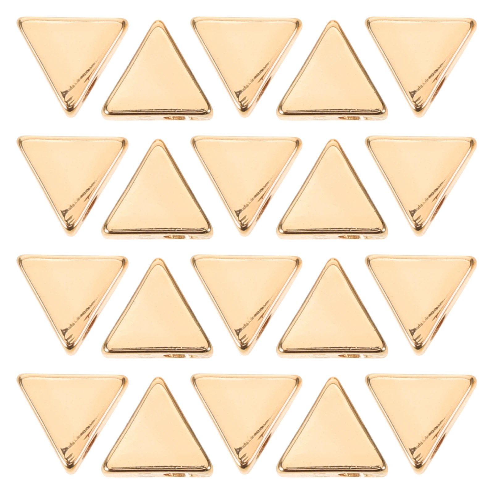 20 Pcs Isolation Beads Jewelry Making Accessories Golden Spacer Craft for Loose Bracelet Scattered Copper Triangle
20 Pcs Isolation Beads Jewelry Making Accessories Golden Spacer Craft for Loose Bracelet Scattered Copper Triangle