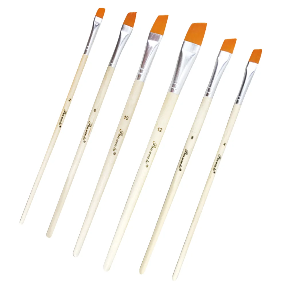 6 Pcs Gel Paintbrushes Manicure Pens Large Miniature Painting Drawing Nylon Graffiti
6 Pcs Gel Paintbrushes Manicure Pens Large Miniature Painting Drawing Nylon Graffiti