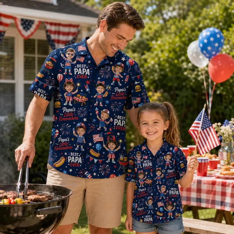 Funny Custom Face Hawaiian Shirt For Dad Personalized Picture Short Sleeve Aloha Shirts Fathers Day Gift Tropical Beach Wear
Funny Custom Face Hawaiian Shirt For Dad Personalized Picture Short Sleeve Aloha Shirts Fathers Day Gift Tropical Beach Wear