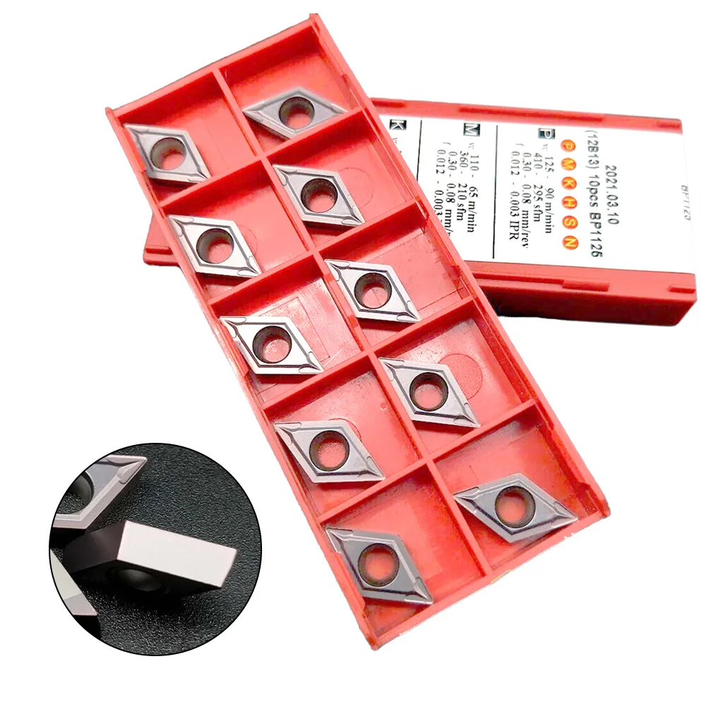 Turning Tool Insert Accessories BP1125 Carbide DCMT11T304 DCMT32.51 Finishing For SDJCR/L Holder For Semi-finishing
Turning Tool Insert Accessories BP1125 Carbide DCMT11T304 DCMT32.51 Finishing For SDJCR/L Holder For Semi-finishing