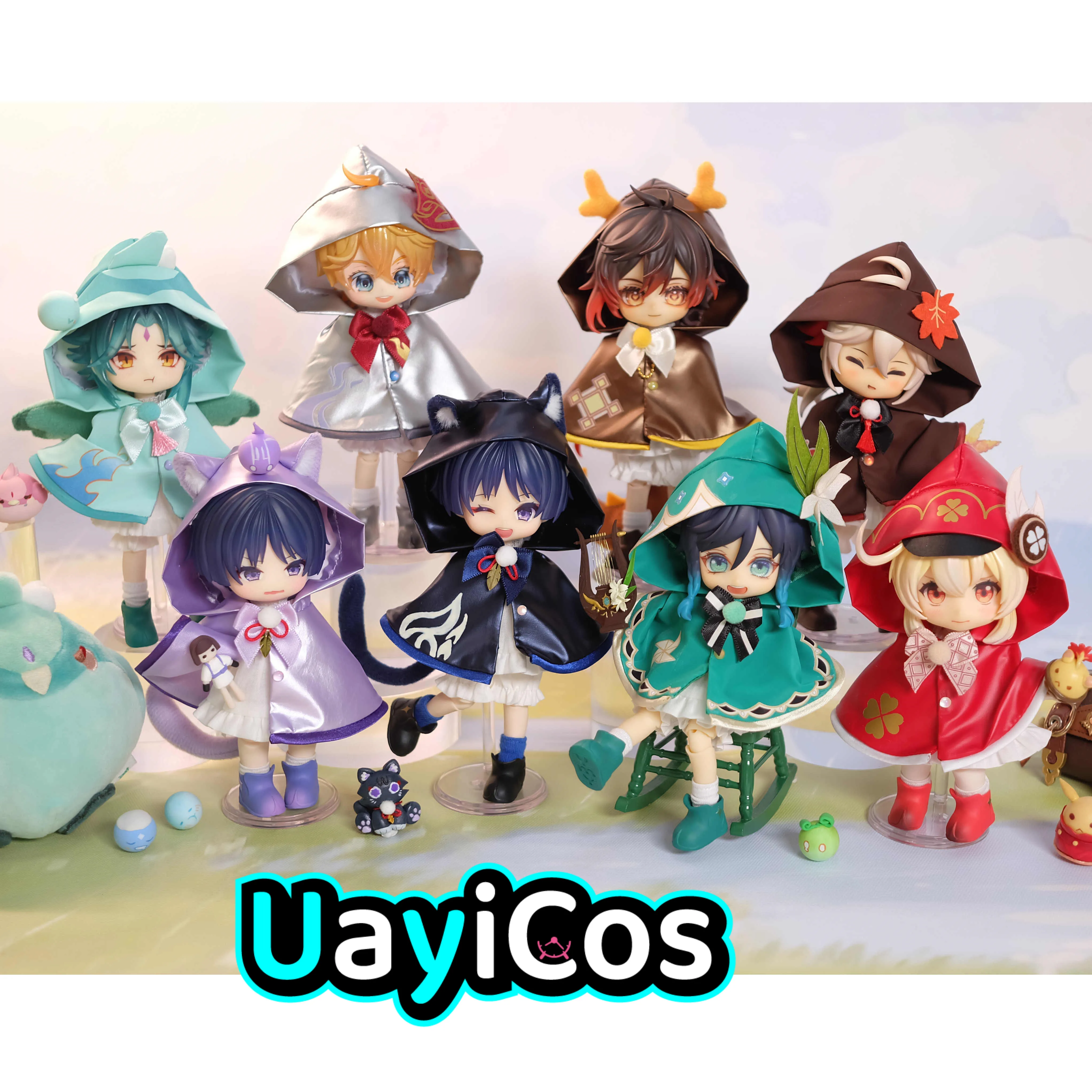 Ob11 Одежда для кукол Genshin Impact Wanderer Xiao Venti Плащ ручной работы Bjd Одежда для кукол Костюм Дождевые сапоги Аксессуары Аниме Игрушка
Ob11 Одежда для кукол Genshin Impact Wanderer Xiao Venti Плащ ручной работы Bjd Одежда для кукол Костюм Дождевые сапоги Аксессуары Аниме Игрушка