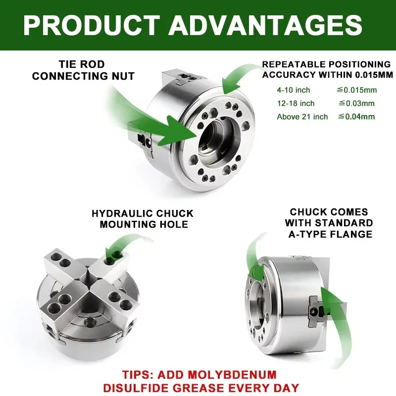 4 Jaw Lathe Chuck 6 Inch Through Hole Chuck Hydraulic Power For CNC Lathe Machine Wood Lathe Chuck Electromagnetic
4 Jaw Lathe Chuck 6 Inch Through Hole Chuck Hydraulic Power For CNC Lathe Machine Wood Lathe Chuck Electromagnetic