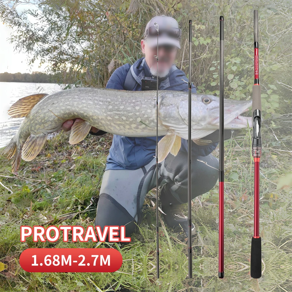 Многосекционная удочка Protravel, 1,68 м/1,8 м/2,1 м/2,4 м/2,7 м, карбоновая спиннинговая удочка для литья, дорожная удочка для приманки
Многосекционная удочка Protravel, 1,68 м/1,8 м/2,1 м/2,4 м/2,7 м, карбоновая спиннинговая удочка для литья, дорожная удочка для приманки