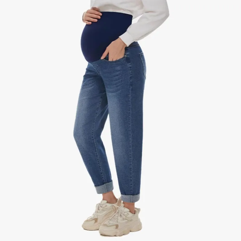 Pregnant Women's Trousers Casual Maternity Jeans Over Belly Skinny Stretchy Denim Pants Comfy Slim Pregnancy Long Pants
Pregnant Women's Trousers Casual Maternity Jeans Over Belly Skinny Stretchy Denim Pants Comfy Slim Pregnancy Long Pants