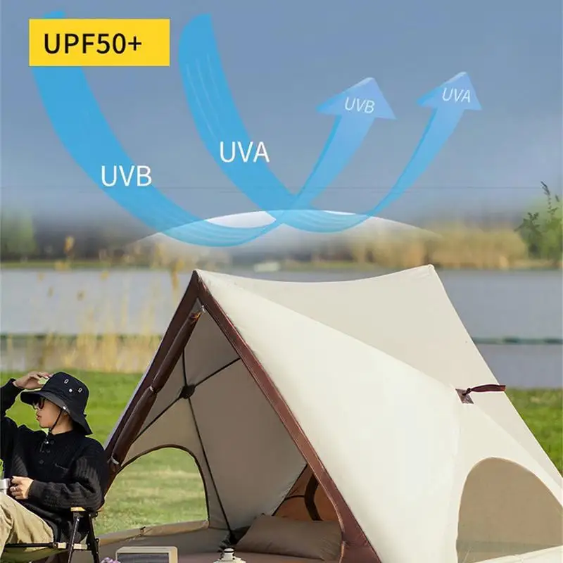 Backpacking Tent Waterproof Camping Tent Auto Open Triangular Shade Shelter With Ground Nails Foldable Outdoor Tent Easy Setup
Backpacking Tent Waterproof Camping Tent Auto Open Triangular Shade Shelter With Ground Nails Foldable Outdoor Tent Easy Setup