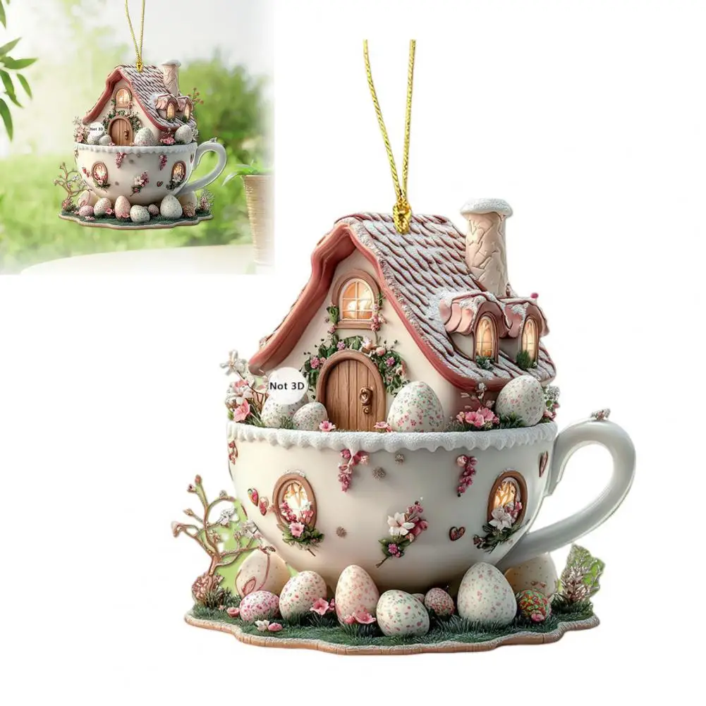Holiday Cheer Decoration Easter Christmas Coffee Cup Ornaments Bunny House Hot Cocoa Mug Decor for Holiday Home Tree Decoration
Holiday Cheer Decoration Easter Christmas Coffee Cup Ornaments Bunny House Hot Cocoa Mug Decor for Holiday Home Tree Decoration