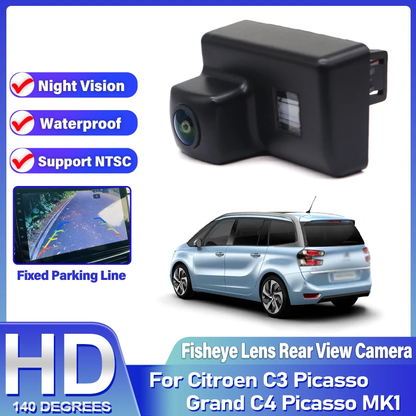 Rear View Camera For Citroen C3 Picasso Grand C4 Picasso MK1 CCD Backup Camera Night Vision License Plate Camera Fisheye Lens
Rear View Camera For Citroen C3 Picasso Grand C4 Picasso MK1 CCD Backup Camera Night Vision License Plate Camera Fisheye Lens