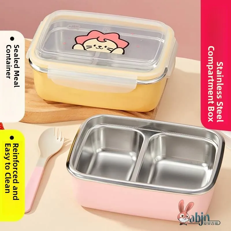 Stainl Steel Baby Dinner Plate Children Feeding Bowl Food Container Partitioned Meal Box Baby Feeding Utensils Box 6
Stainl Steel Baby Dinner Plate Children Feeding Bowl Food Container Partitioned Meal Box Baby Feeding Utensils Box 6