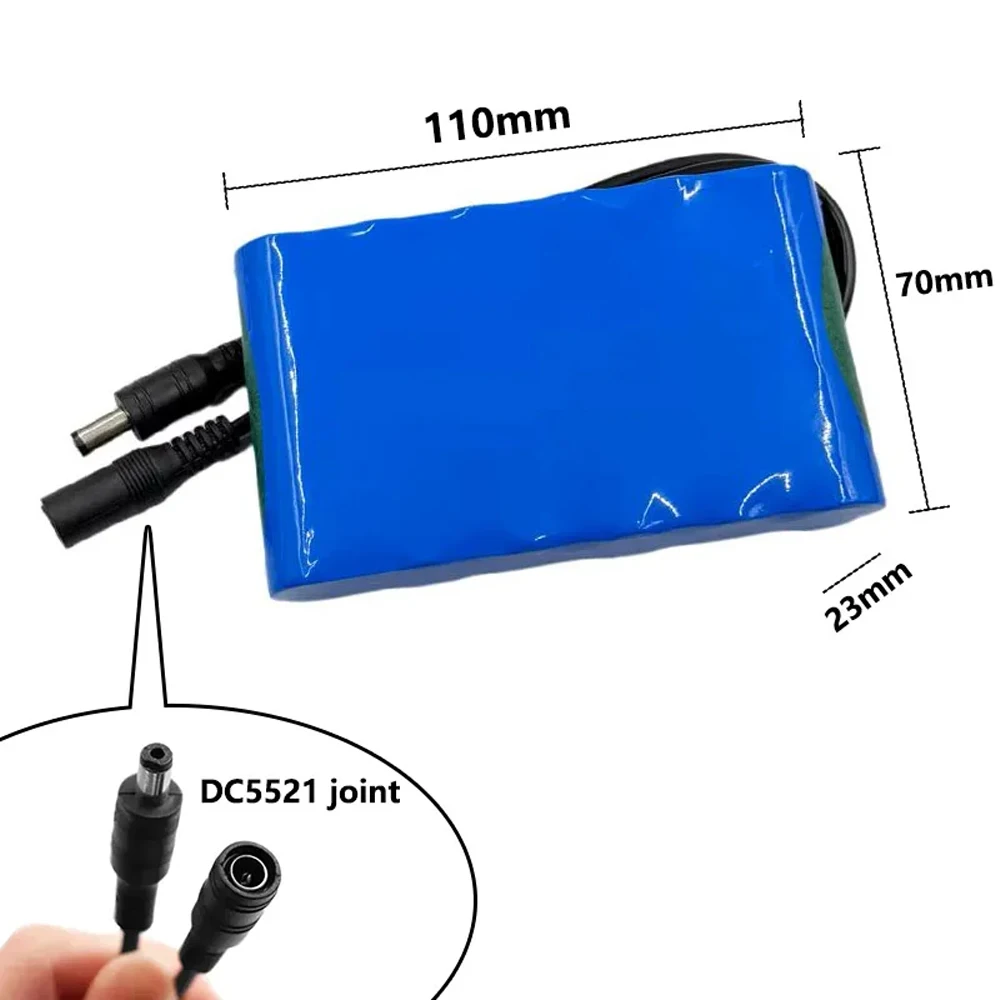 6S1P Portable New high-capacity 24V 5Ah 18650 rechargeable battery lithium-ion DC25.2V 5000mAh monitor camera toy car+charger
6S1P Portable New high-capacity 24V 5Ah 18650 rechargeable battery lithium-ion DC25.2V 5000mAh monitor camera toy car+charger