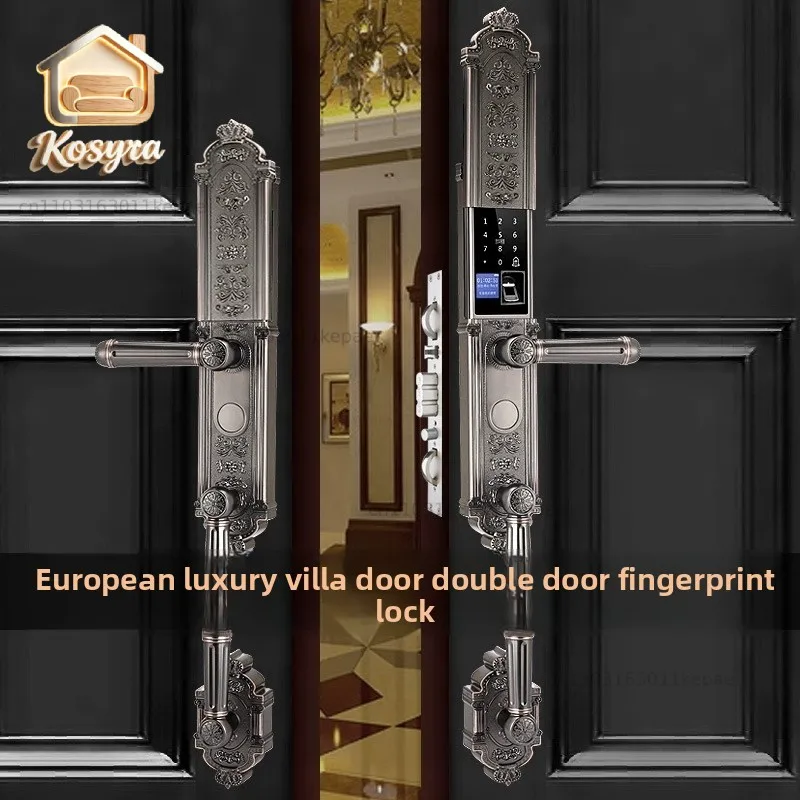 Deluxe High-end Fingerprint Lock European Double Door Smart Lock Folio Door Outdoor Password Lock
Deluxe High-end Fingerprint Lock European Double Door Smart Lock Folio Door Outdoor Password Lock