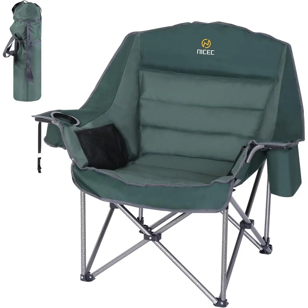 Extra-Large Padded Outdoor Camping Chair with Cooler, Cupholder, and Carry Bag
Extra-Large Padded Outdoor Camping Chair with Cooler, Cupholder, and Carry Bag