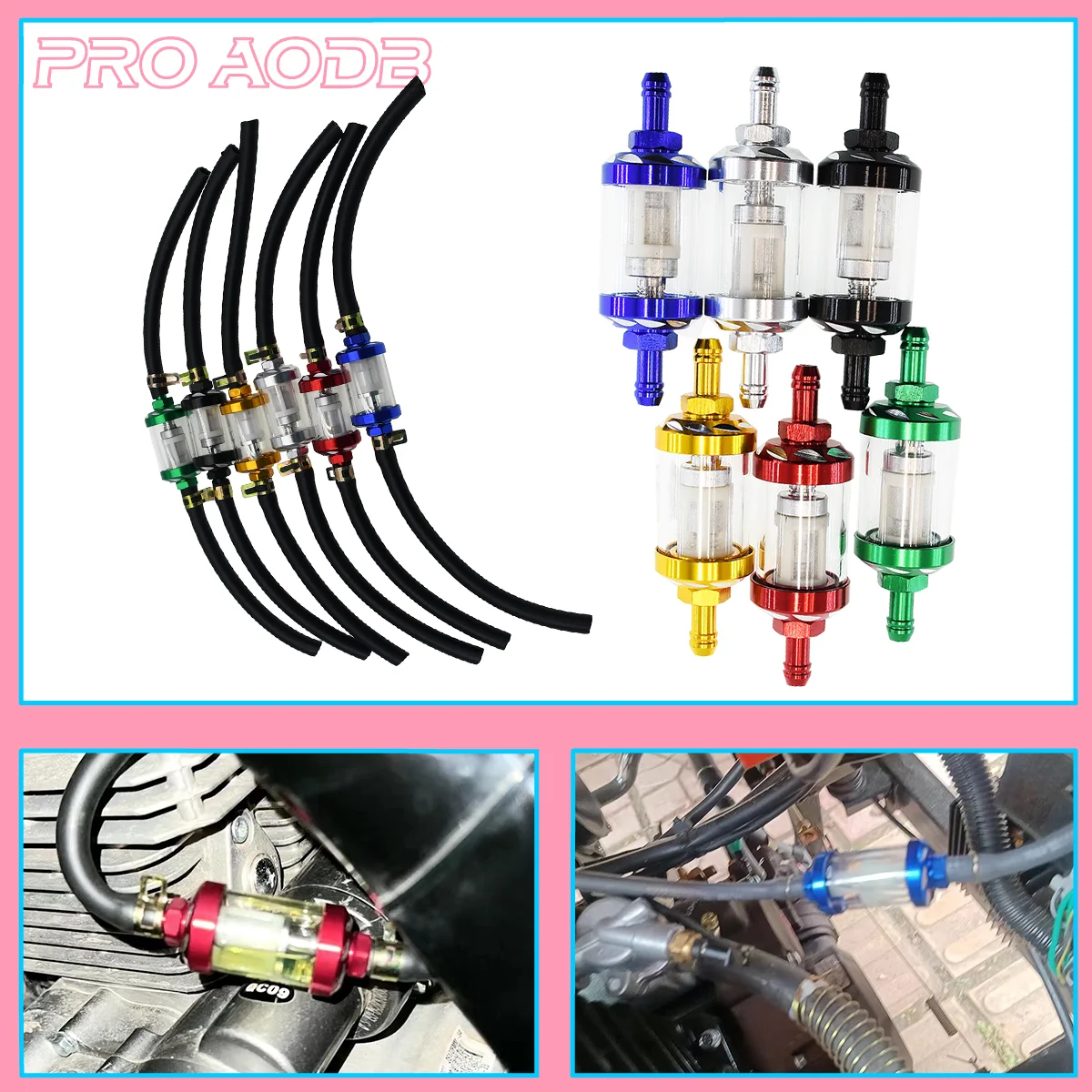 Gas Fuel Gasoline Oil Filter Fuel 8mmCNC Motorcycle Gas gasoline Motorcycle Accessories ATV Dirt Pit Motorcycle Off-road vehicle
Gas Fuel Gasoline Oil Filter Fuel 8mmCNC Motorcycle Gas gasoline Motorcycle Accessories ATV Dirt Pit Motorcycle Off-road vehicle