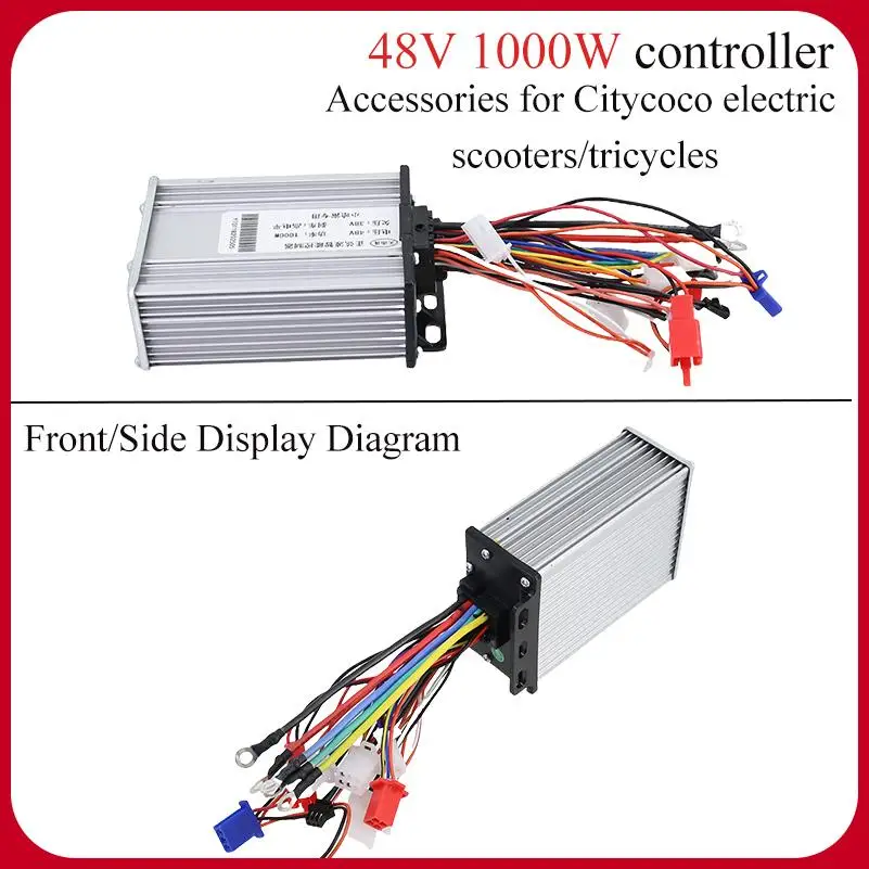 48V1000W Electric Controller 12 Tube Dual Mode Brushless Controller Speed Motor for Scooter Scooter E-Bike
48V1000W Electric Controller 12 Tube Dual Mode Brushless Controller Speed Motor for Scooter Scooter E-Bike