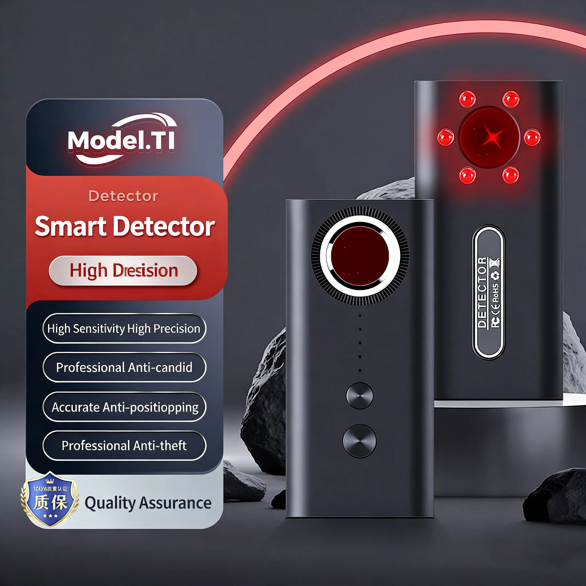 Hidden Camera Detector Anti-Spy GPS Tracker Listening Device Wireless RF Signal Scanner Gadget Security Protection Anti-Location
Hidden Camera Detector Anti-Spy GPS Tracker Listening Device Wireless RF Signal Scanner Gadget Security Protection Anti-Location