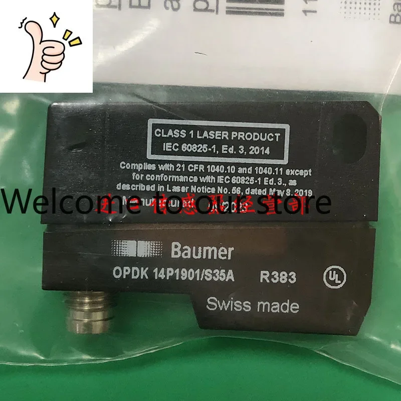 Baumer Photoelectric Switch Original Genuine Fake One Penalty Ten OPDK 14P1901/S35A Photoelectric Switch
Baumer Photoelectric Switch Original Genuine Fake One Penalty Ten OPDK 14P1901/S35A Photoelectric Switch