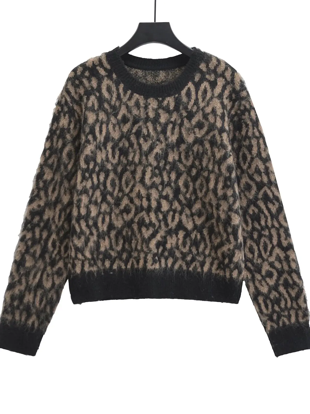 XNWMNZ 2024 осень/зима женский леопардовый вязаный свитер женский Ретро Круглый вырез длинный рукав Универсальный женский свитер Топ
XNWMNZ 2024 осень/зима женский леопардовый вязаный свитер женский Ретро Круглый вырез длинный рукав Универсальный женский свитер Топ