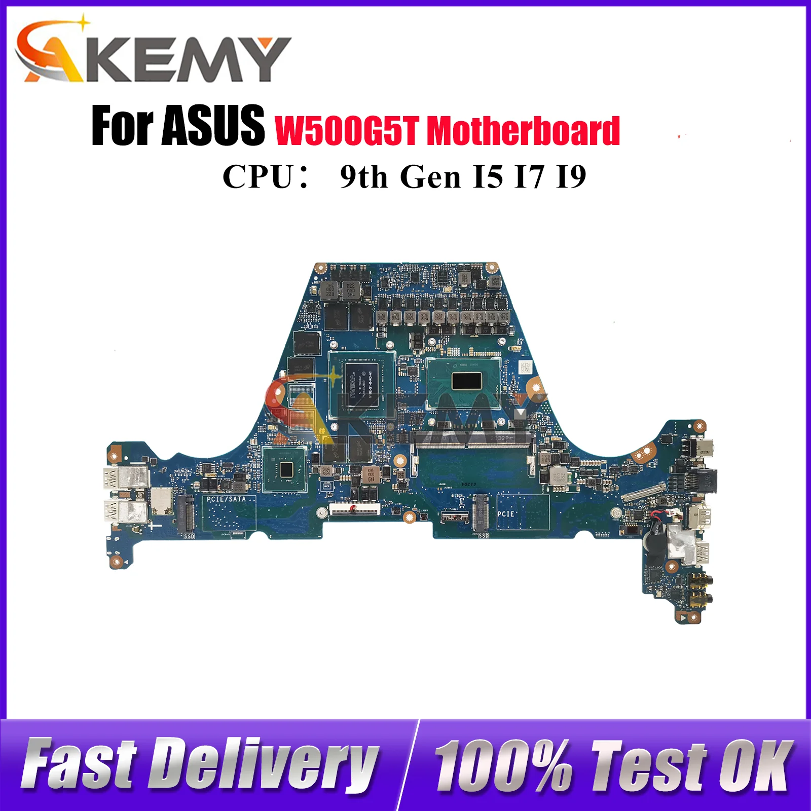 W500G5T Материнская плата для ноутбука ASUS ProArt W500G W500G5T Материнская плата для ноутбука с процессором I5 I7 I9 100% тестирование ОК быстрая доставка stk
W500G5T Материнская плата для ноутбука ASUS ProArt W500G W500G5T Материнская плата для ноутбука с процессором I5 I7 I9 100% тестирование ОК быстрая доставка stk