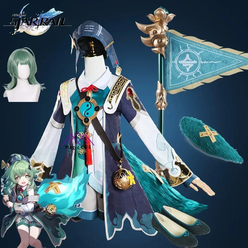 Honkai Star Rail Huohuo Cosplay Costume Full Set Outfit Uniform Dress Love Live Cosplay Honkai Start Rail Cosplay Wig Shoes Prop
Honkai Star Rail Huohuo Cosplay Costume Full Set Outfit Uniform Dress Love Live Cosplay Honkai Start Rail Cosplay Wig Shoes Prop