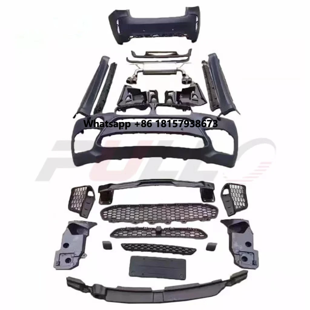 New High Quality Car BodyKit for X6 F16 Upgrade to X6M Bodykit 2014-2019 Include Front and Rear Bumper Exhaust Pipe Grille
New High Quality Car BodyKit for X6 F16 Upgrade to X6M Bodykit 2014-2019 Include Front and Rear Bumper Exhaust Pipe Grille