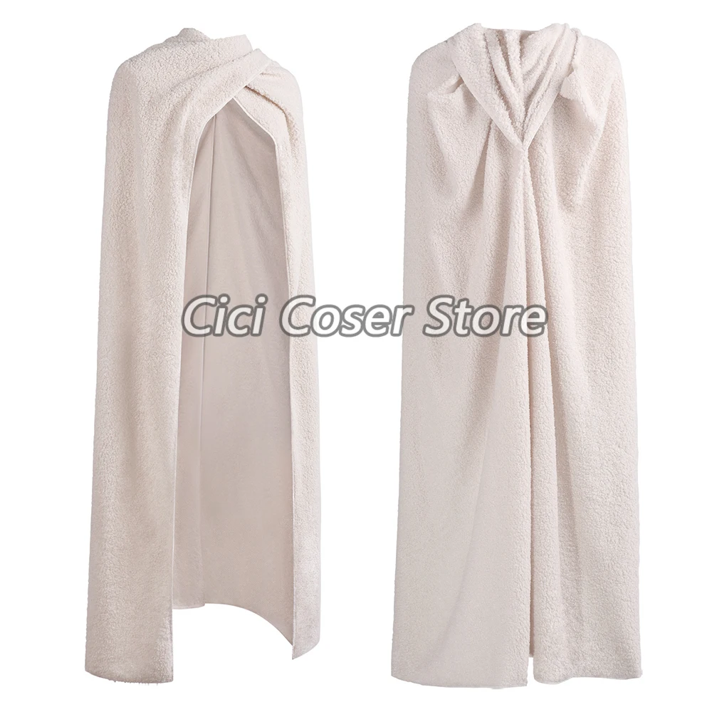 Movie Padme Amidala Cosplay Costume Cloak White Teddy Fleece Cape For Women Men Halloween Party Carnival Fancy Dress Up Outfits
Movie Padme Amidala Cosplay Costume Cloak White Teddy Fleece Cape For Women Men Halloween Party Carnival Fancy Dress Up Outfits