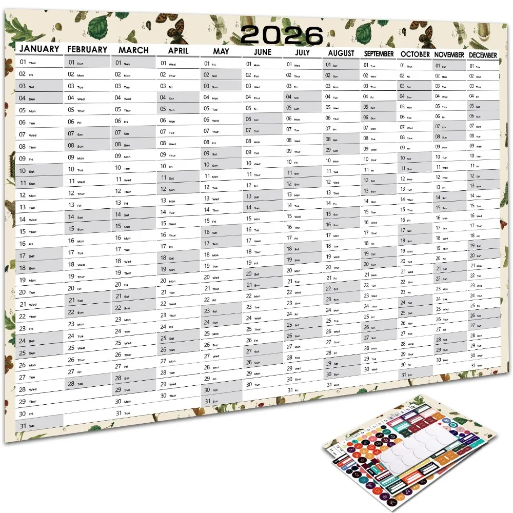 2026 Large Wall Calendar To Do List Schedule Annual Planner Yearly Daily Calendar Agenda Organizer 365 Days Planner Sheet
2026 Large Wall Calendar To Do List Schedule Annual Planner Yearly Daily Calendar Agenda Organizer 365 Days Planner Sheet
