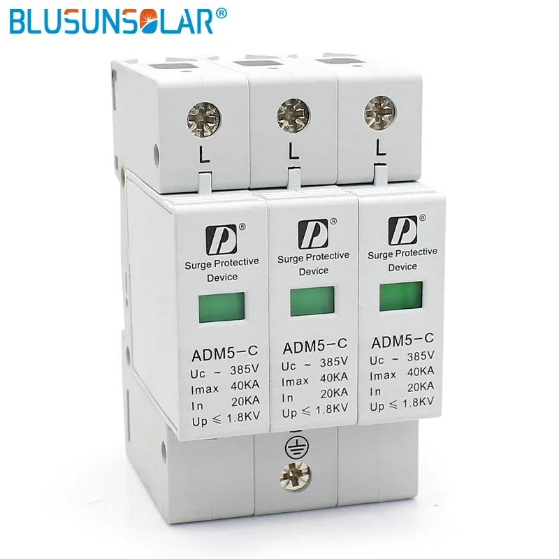 1 PCS 3P 20KA~40KA 385V AC Surge Protector Protective Device Low-voltage Arrester Used To Din Rail
1 PCS 3P 20KA~40KA 385V AC Surge Protector Protective Device Low-voltage Arrester Used To Din Rail