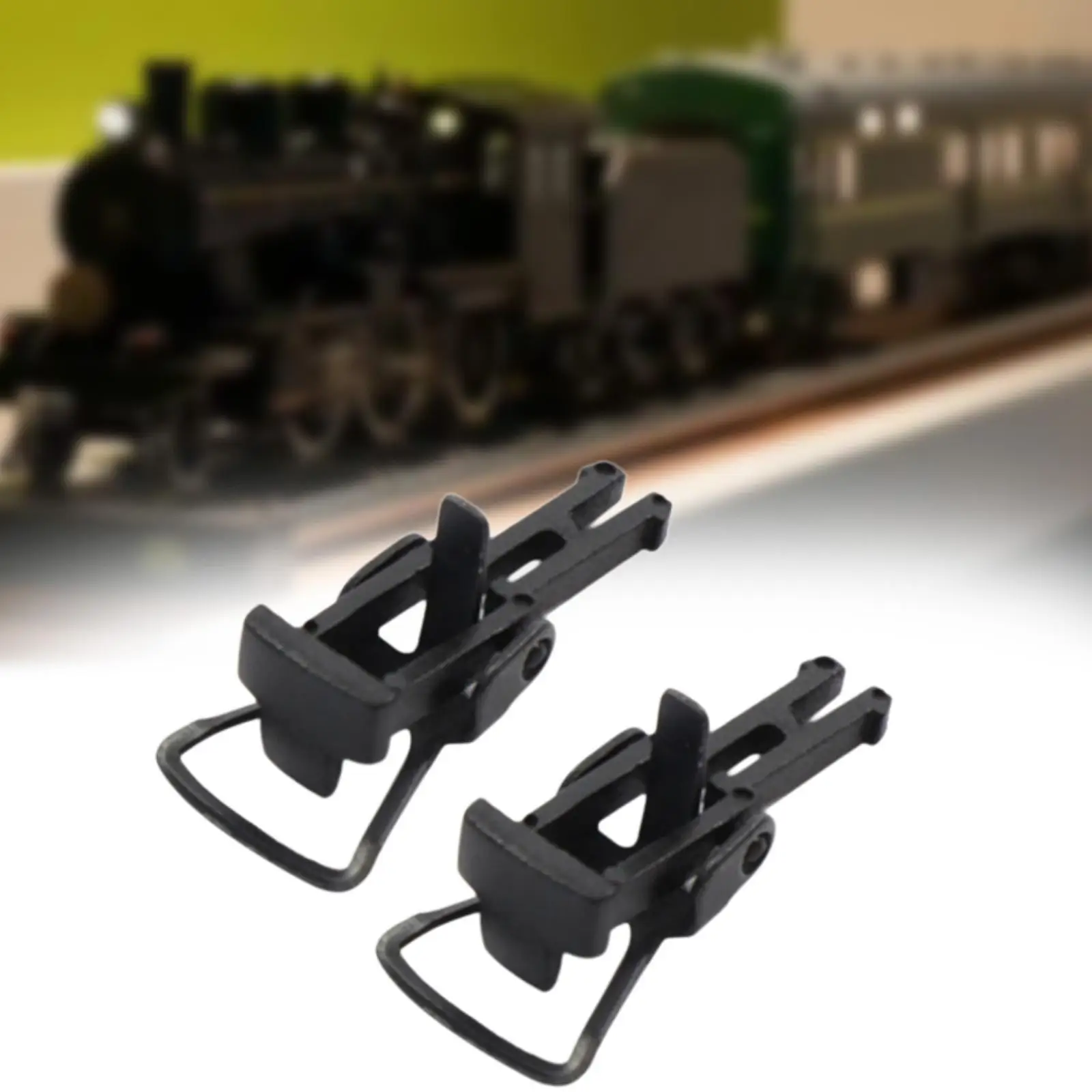 2x HO Scale Train Coupler Model Railway Parts Professional Multipurpose Train Accessories 0.71inch for 1/87 DIY Accessory
2x HO Scale Train Coupler Model Railway Parts Professional Multipurpose Train Accessories 0.71inch for 1/87 DIY Accessory